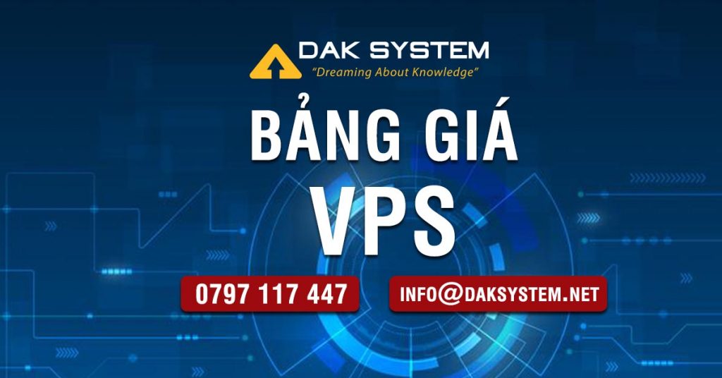 Bảng giá VPS