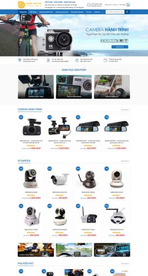 Theme WordPress camera hành trình