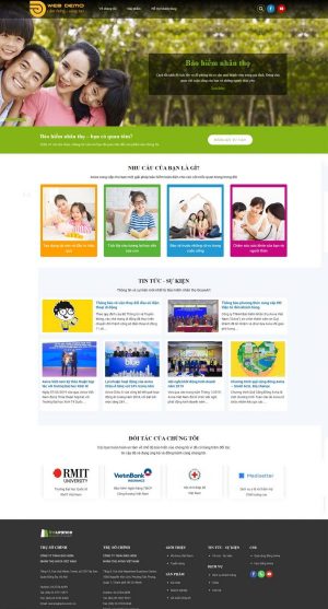 Theme WordPress công ty bảo hiểm