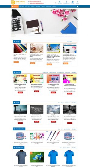 Theme WordPress dụng cụ học tập chuẩn seo