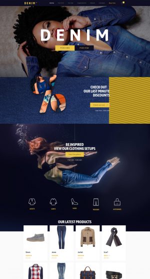 Theme WordPress quốc tế Denim