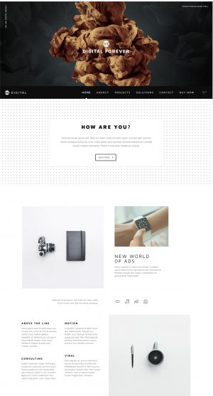 Theme WordPress quốc tế Digital