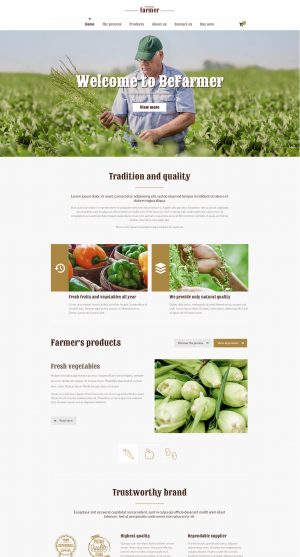 Theme WordPress quốc tế Farmer